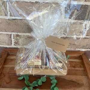 Soap crate gift basket with 6 soaps